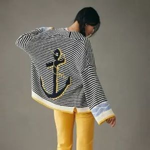 NWT Maeve Anchor Cardigan